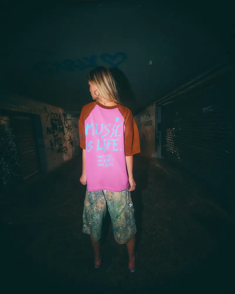 Sabbi Music Is Life Tee | Pink