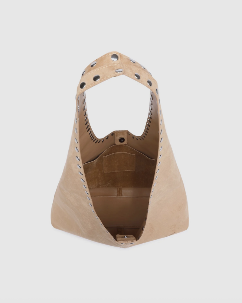 Louenhide Hailey Suede Shoulder Bag | Blonde