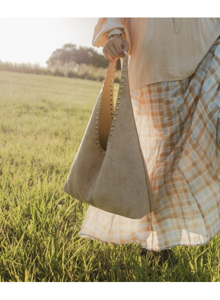 Louenhide Hailey Suede Shoulder Bag | Blonde