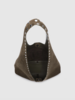 Louenhide Hailey Suede Shoulder Bag | Olive