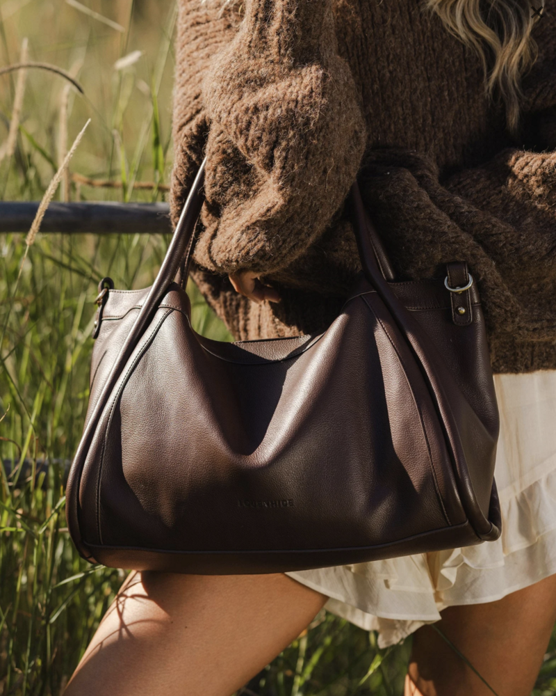 Louenhide Mini Sutton Shoulder Bag | Chocolate