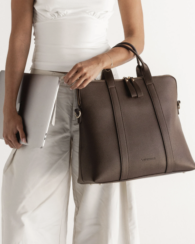 Louenhide Rhodes Trolley Laptop Bag | Chocolate