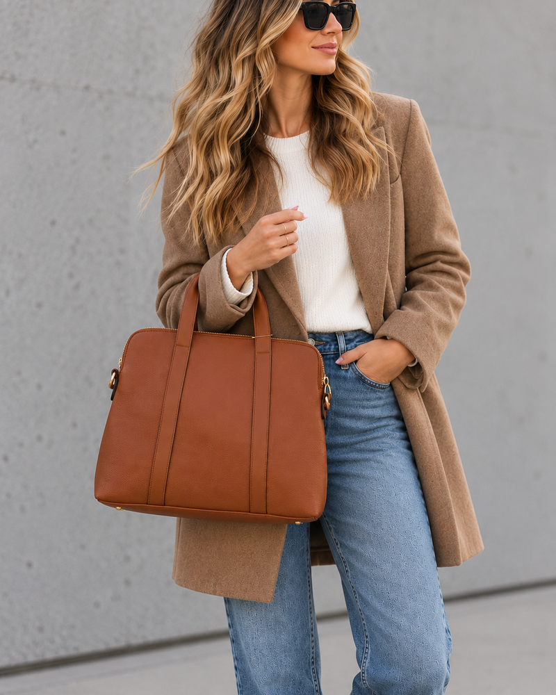 Louenhide Rhodes Laptop Bag | Tan
