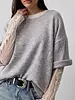 Free People Margot Sweater Tee | Grey