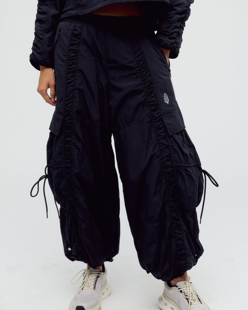 Free People Alpine Fleece-Lined Pants | Black