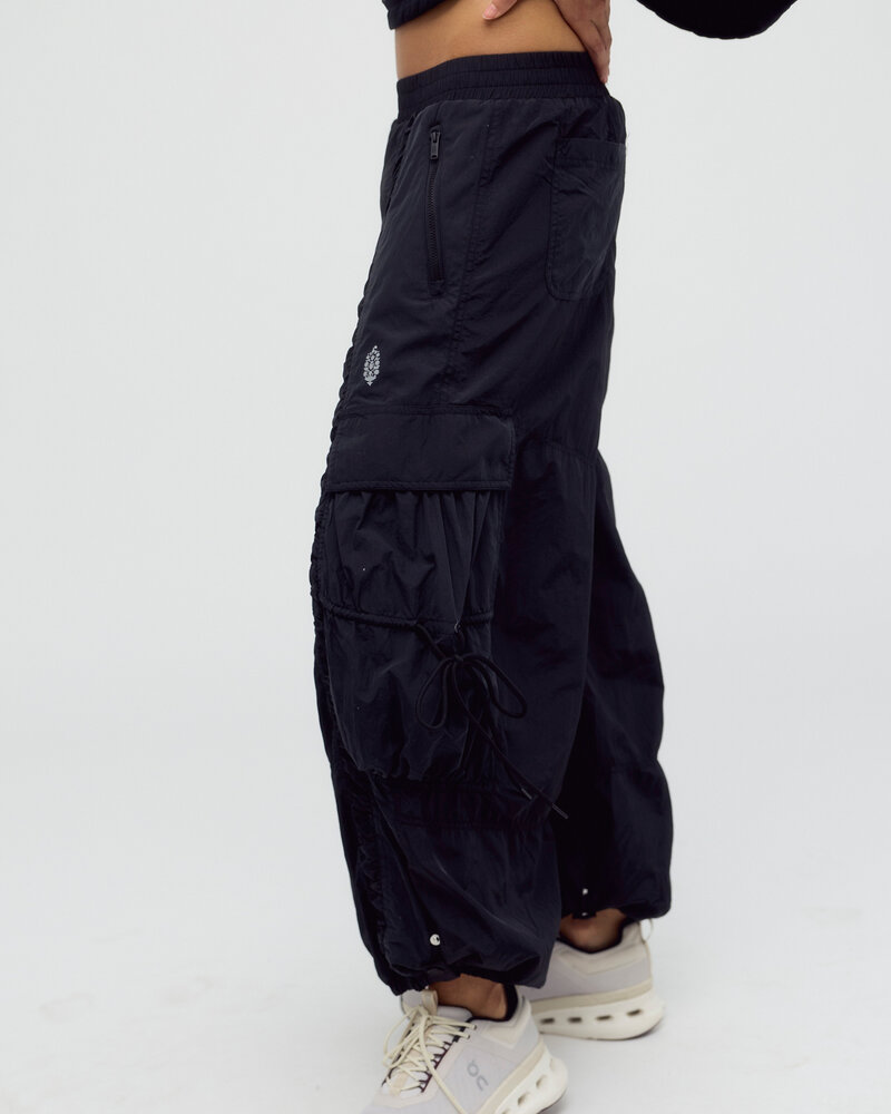 Free People Alpine Fleece-Lined Pants | Black