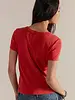 Free People Atlas Crew Tee | Red