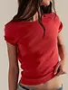 Free People Atlas Crew Tee | Red
