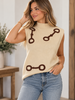 Brown Snaffle Sweater Vest