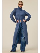 Tuscan Tunic Sweater Dress | Blue