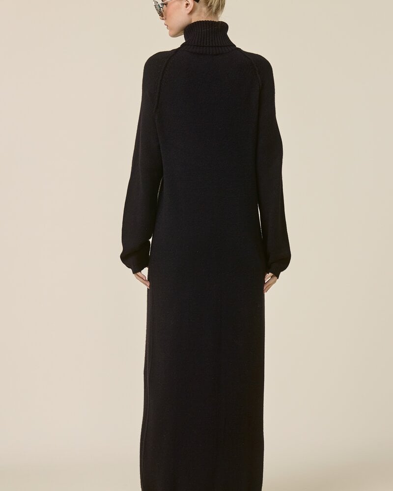 Tuscan Tunic Sweater Dress | Black