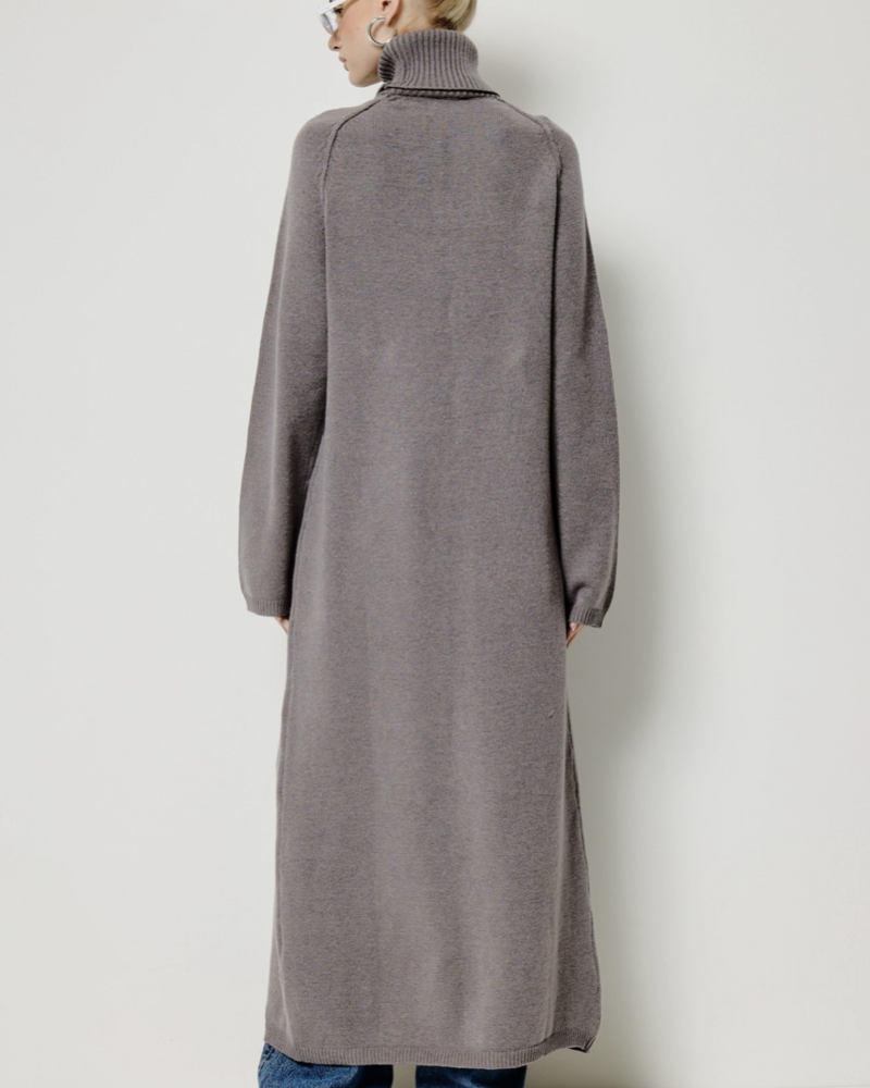 Tuscan Tunic Sweater Dress | Grey