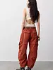 Free People Reef Curved Twill Cargo Pants | Burnt Chilis
