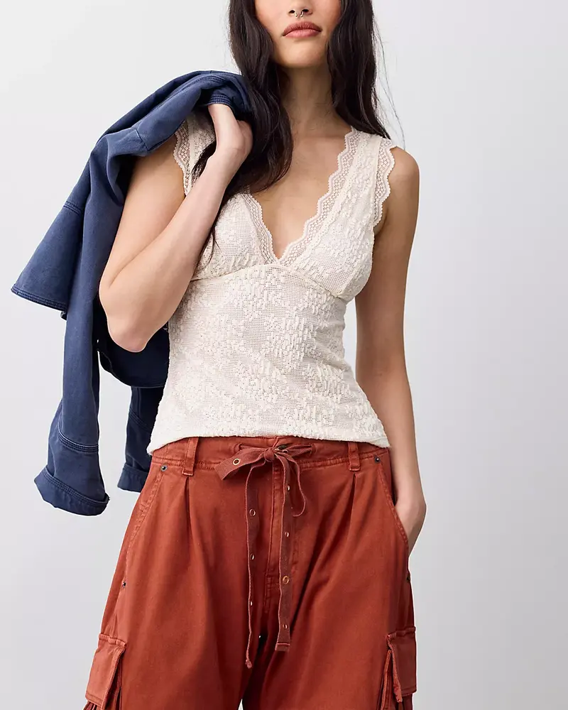 Free People Reef Curved Twill Cargo Pants | Burnt Chilis