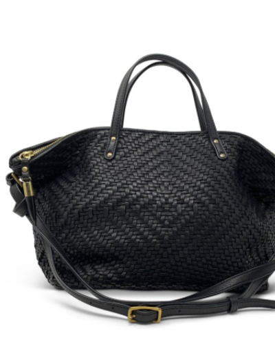 woven bag black