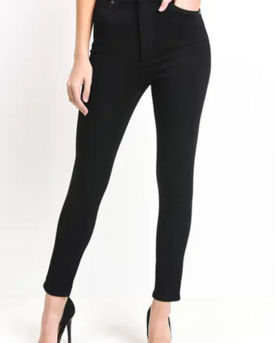 just black jeans high rise
