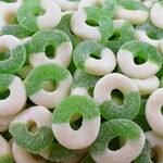 Albanese Bonbons anneaux à la pomme verte