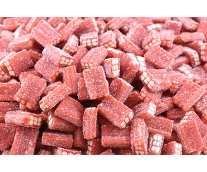 les bonbons♡ Bonbons Noix Et Cie | Sour Strawberry Bricks - Nick & Joe