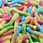 Albanese Sour Mini Neon Gummi Worms