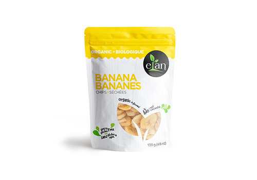 Elan Organic Banana Chips 135g