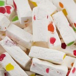 Nougats aux fruits enveloppés