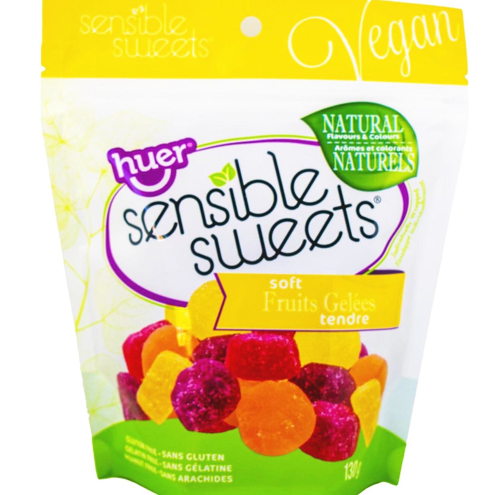 Huer Sensible Sweets Soft Fruits Gelées 130g