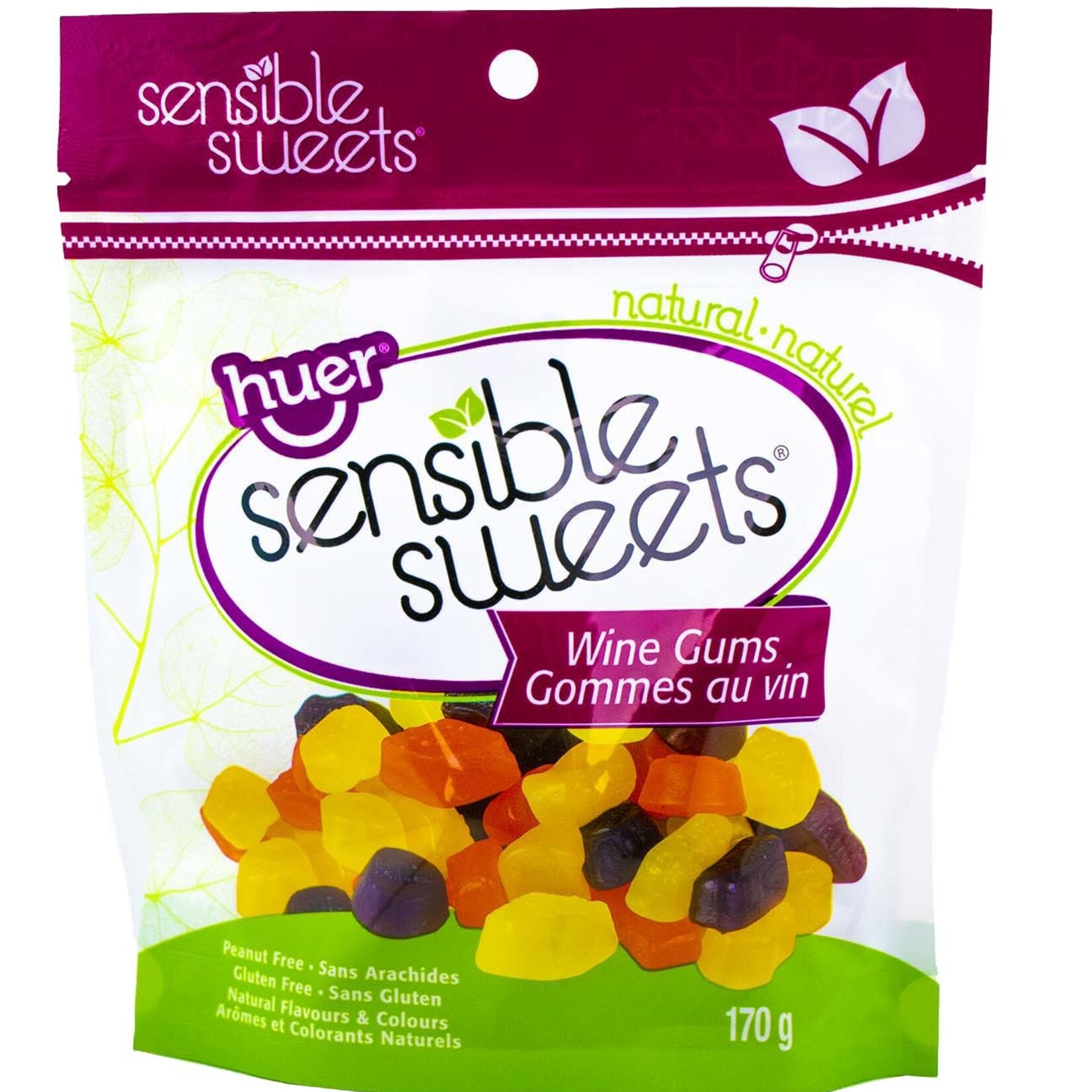 Huer Sensible Sweets Wine Gums 170g