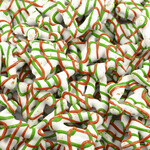Holiday Drizzled tree Pretzels