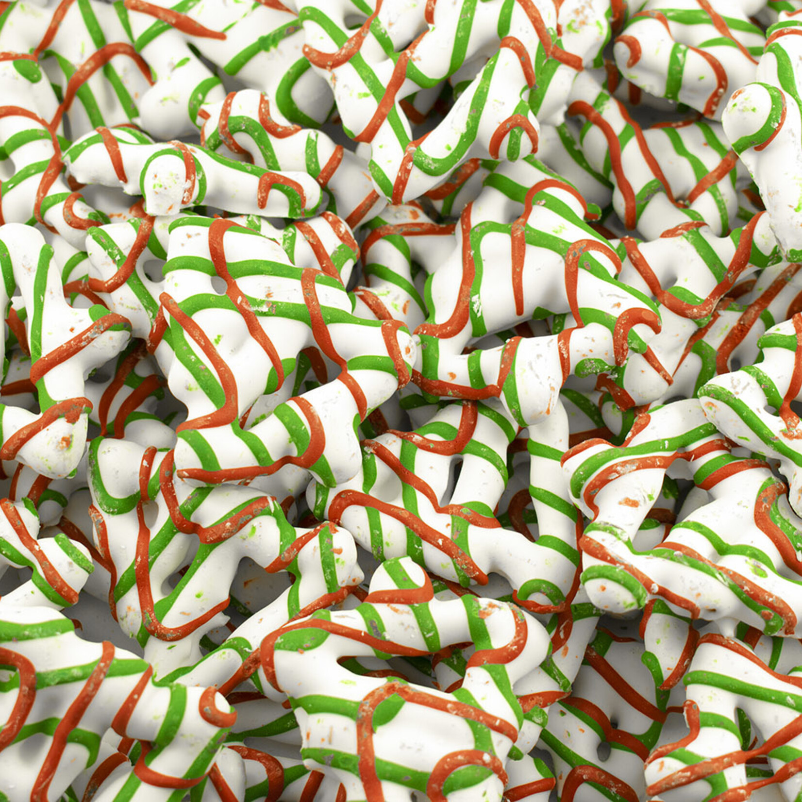 Holiday Drizzled tree Pretzels