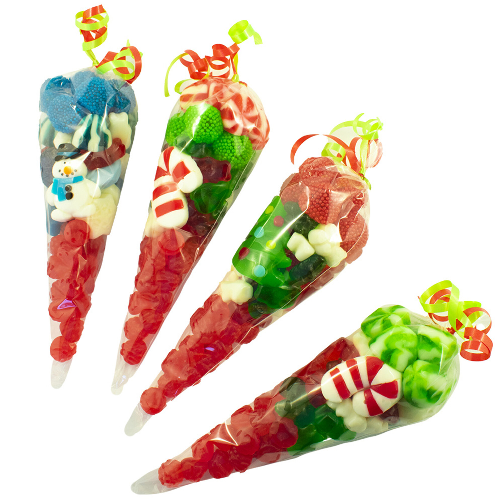 Cône de bonbons des fêtes 200g