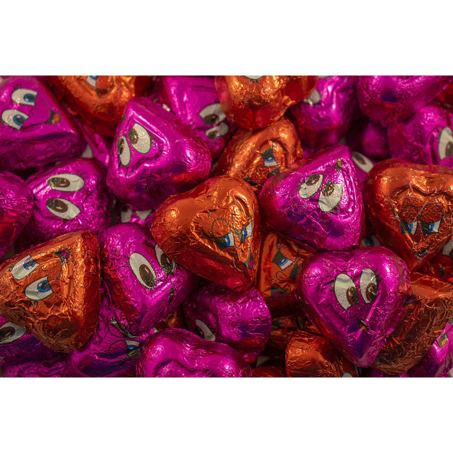 Heart toons chocolates