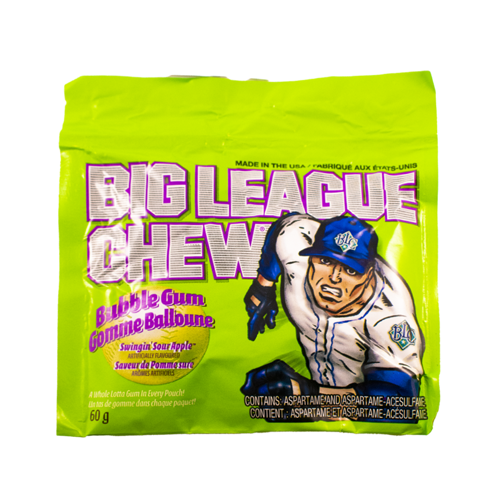 Big League Chew Big League Chew Green Apple Gum 60g