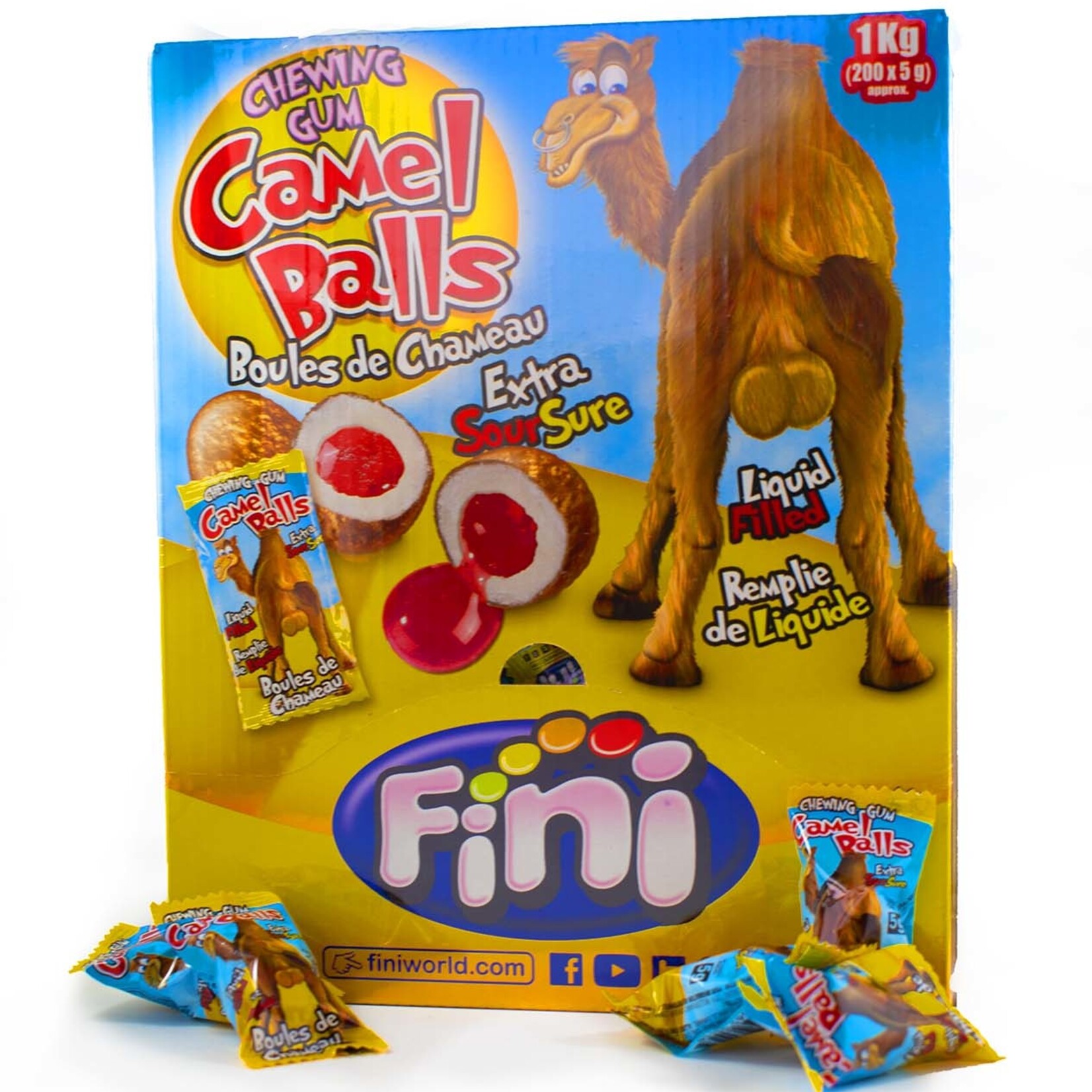 Camel Balls, Chewing gum au coeur liquide boule de chameau