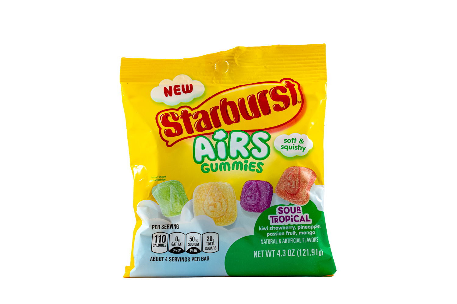 Starburst Air Gummies Tropical Bonbons Noix et cie