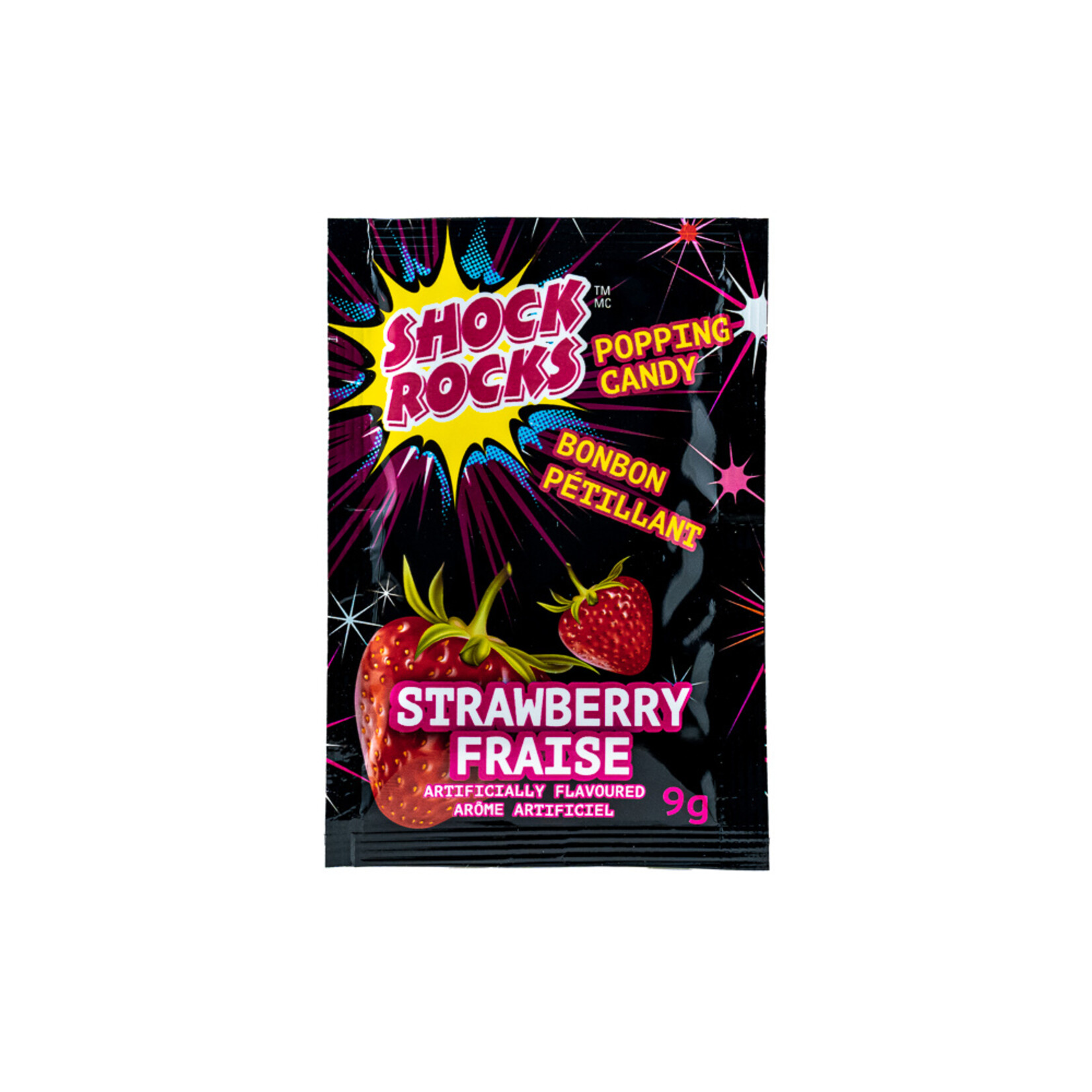 Bonbon Shock Rocks fraise 9g