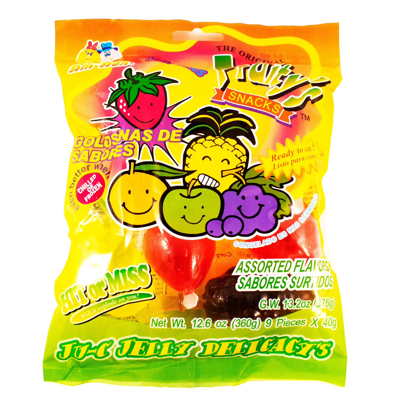 DinDon Fruity's Ju-C Jelly Snacks 360g