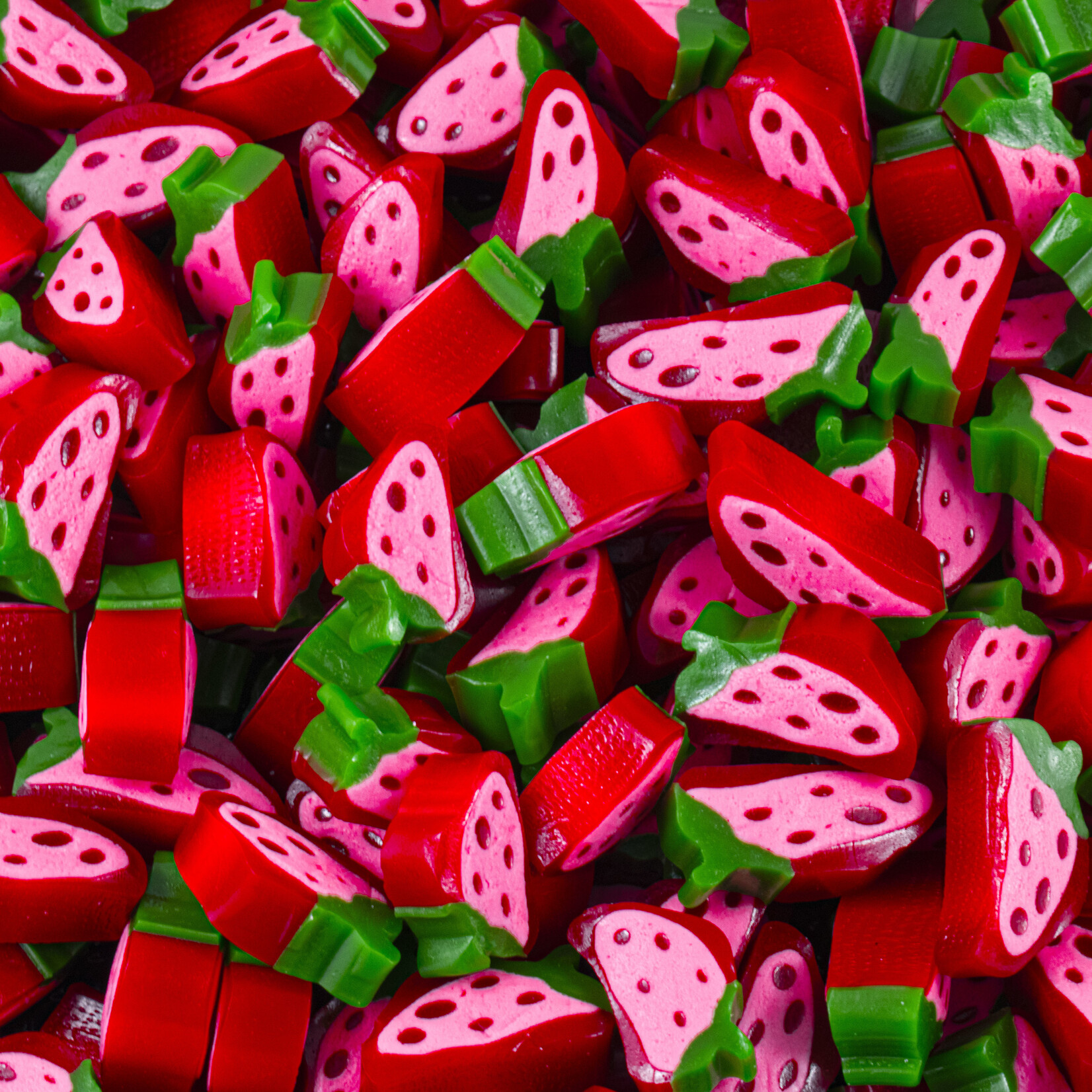Strawberry wedges