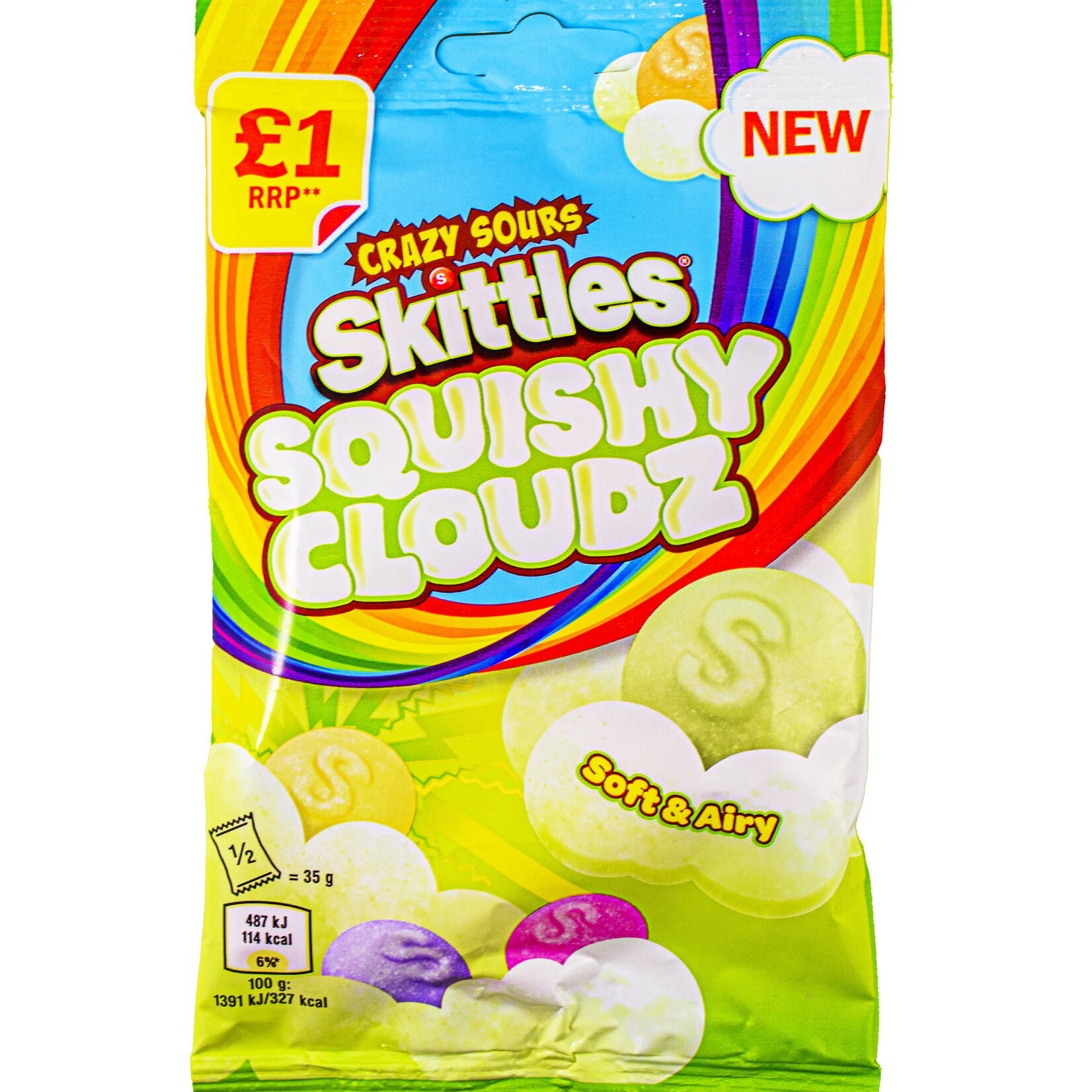 Skittles Skittles Squishy Cloudz Sours 94g