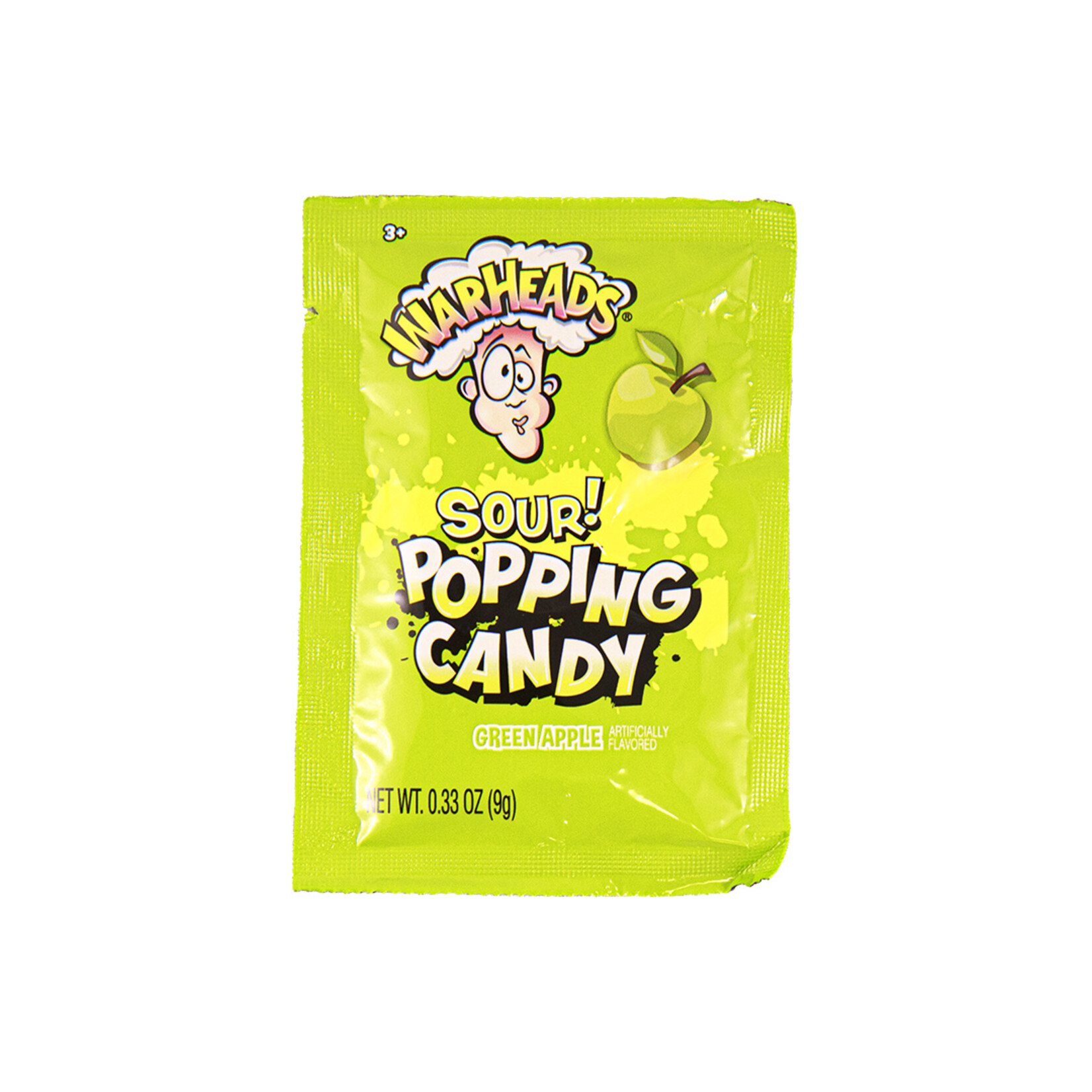 Warheads sour popping candy green apple