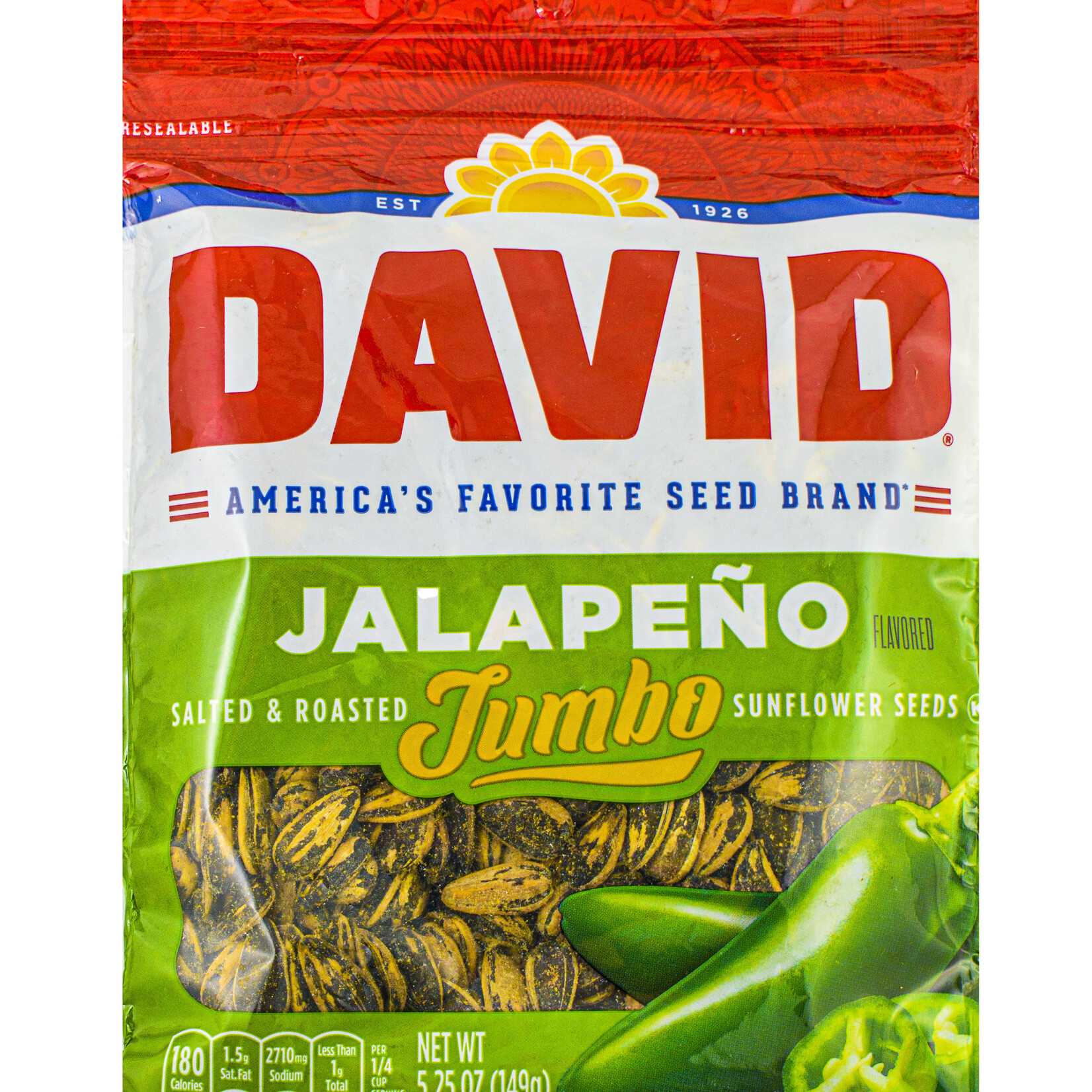 david Graines de tournesol Jalapeno David 149g