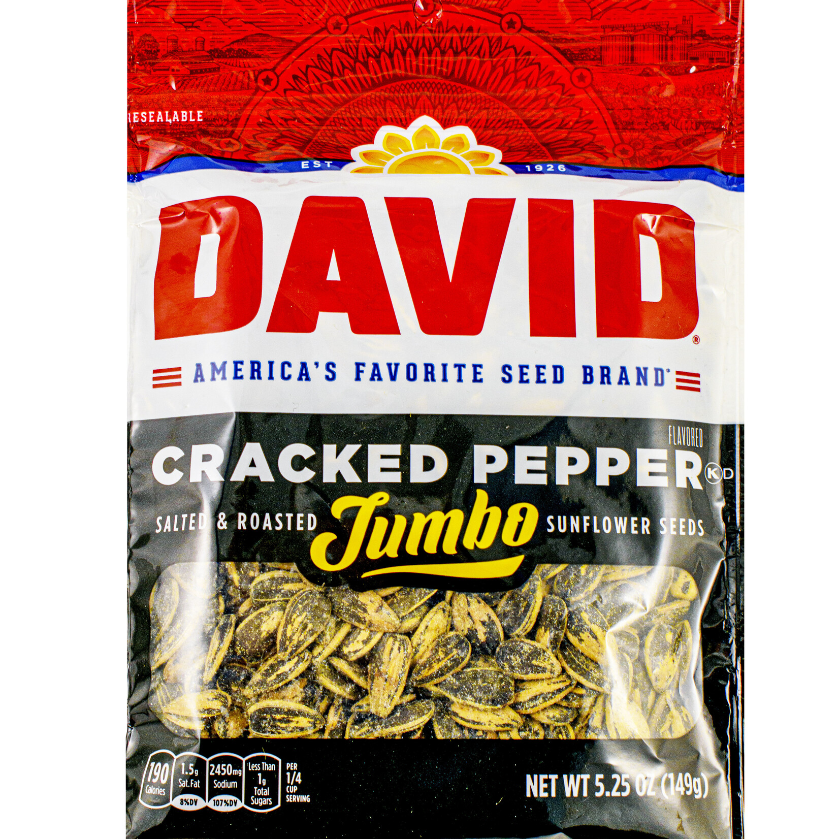 david David Pepper Sunflower Seeds 149g