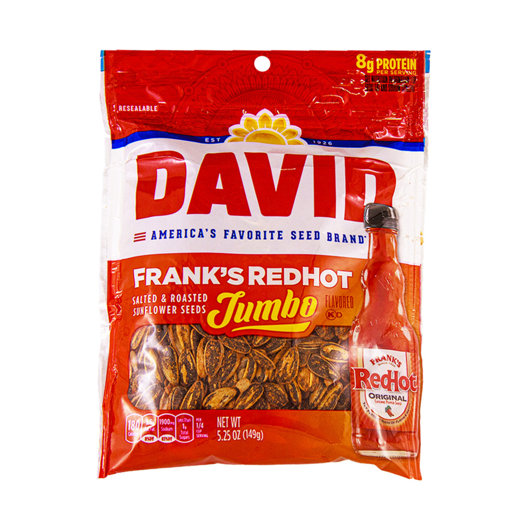 david Graines de tournesol Red Hot 149g