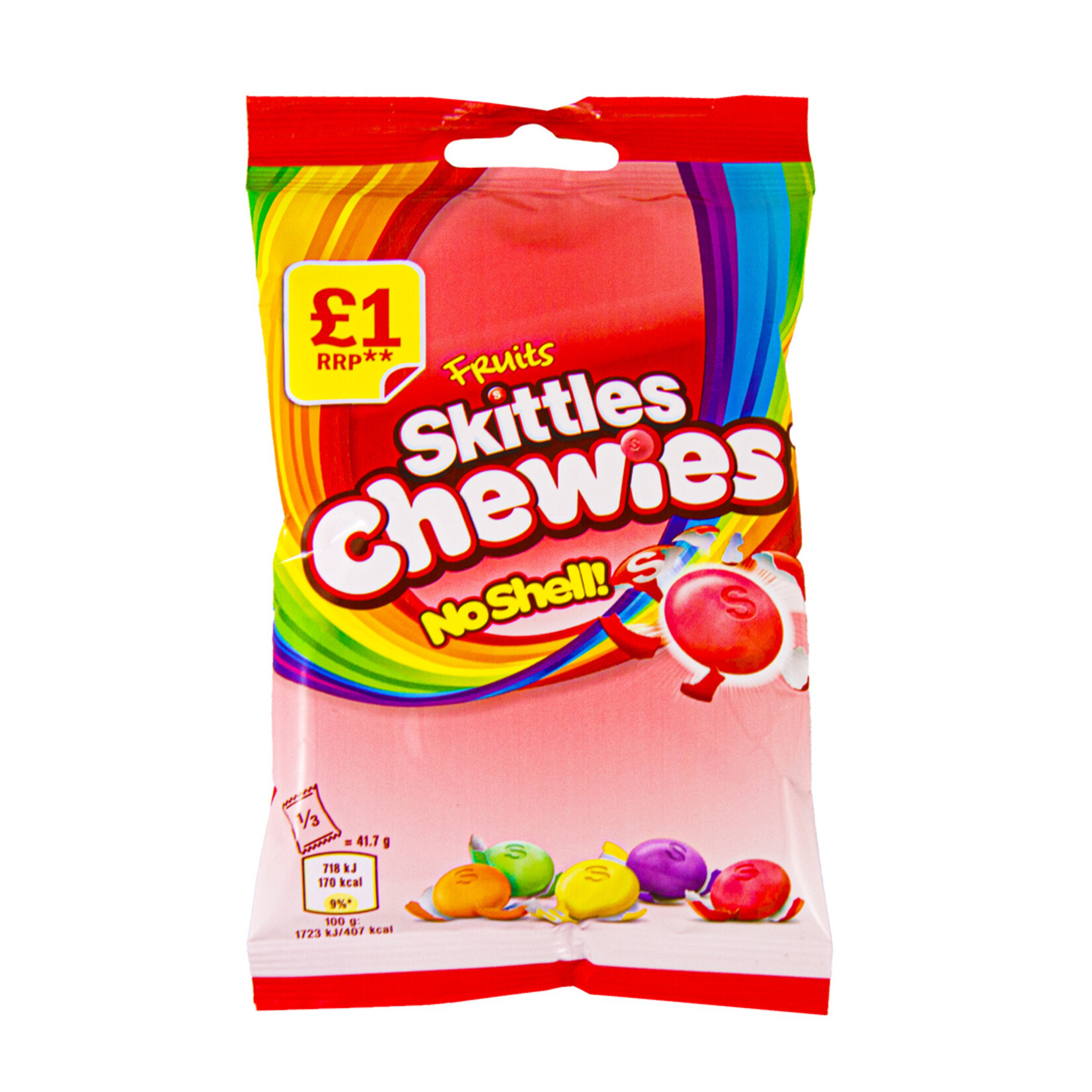 Skittles Skittles Chewies No Shell 125g