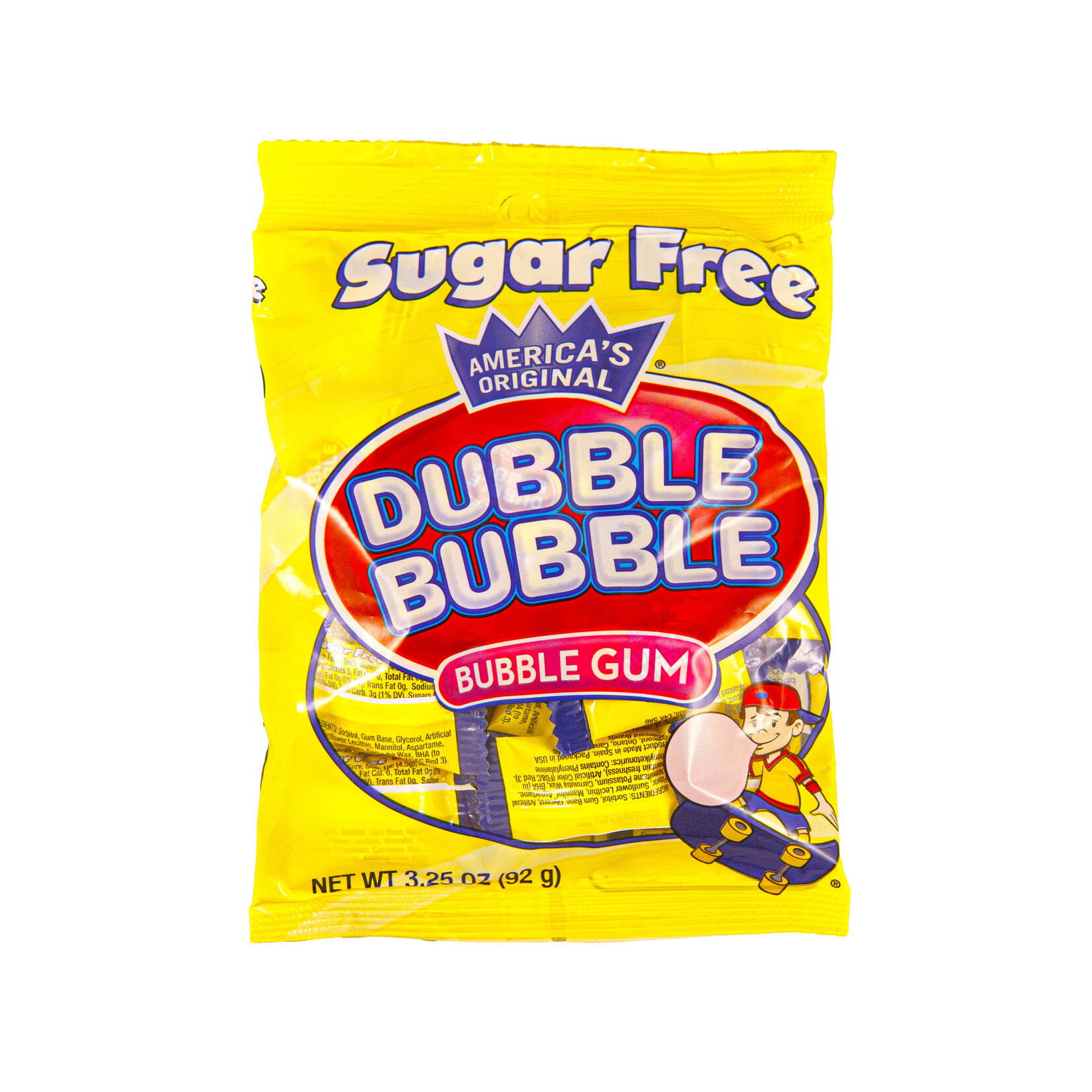 Gomme Dubble Bubble Sans Sucre 92g