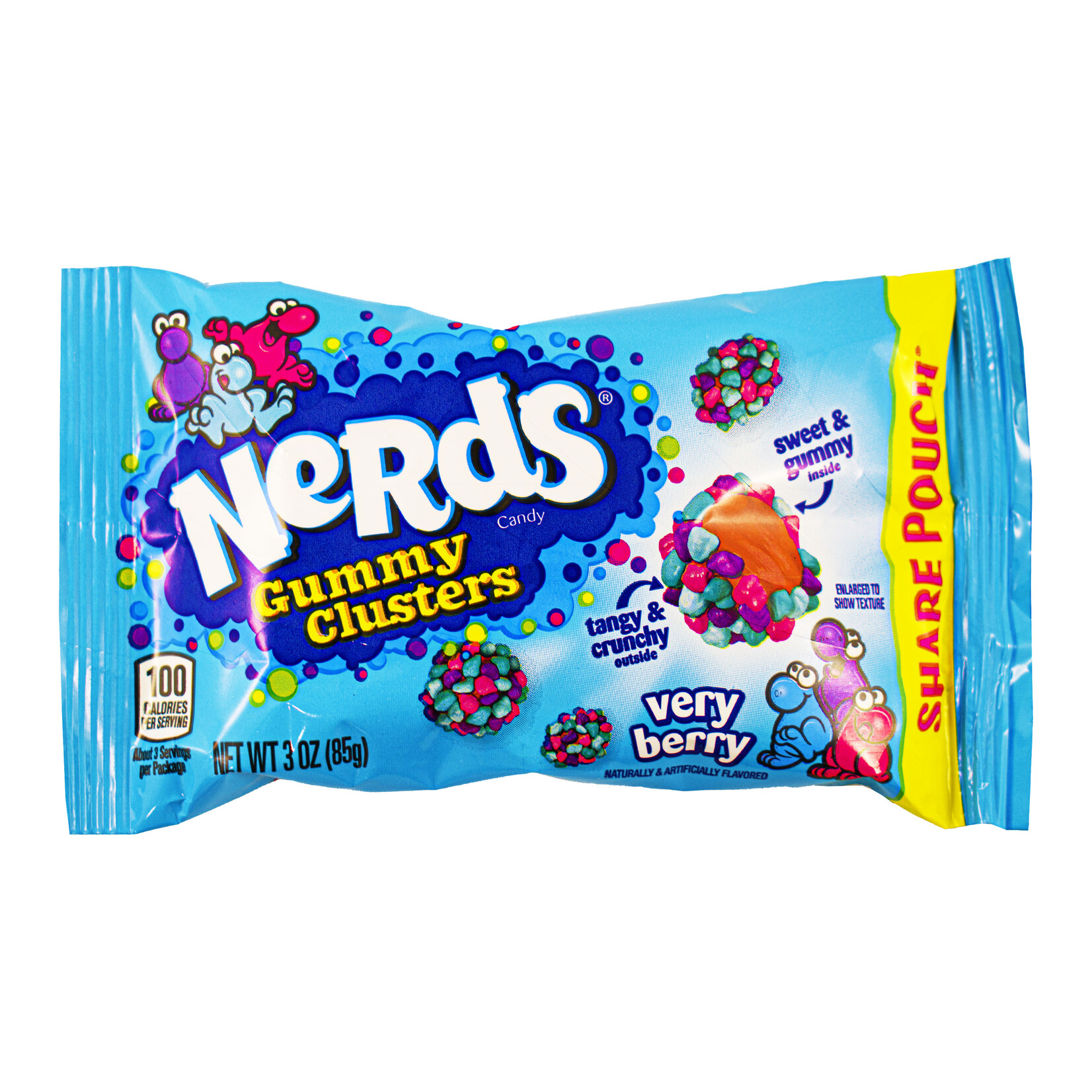 Nerds Gummy Clusters very berry Share pouch 85g - Bonbonnerie Nick