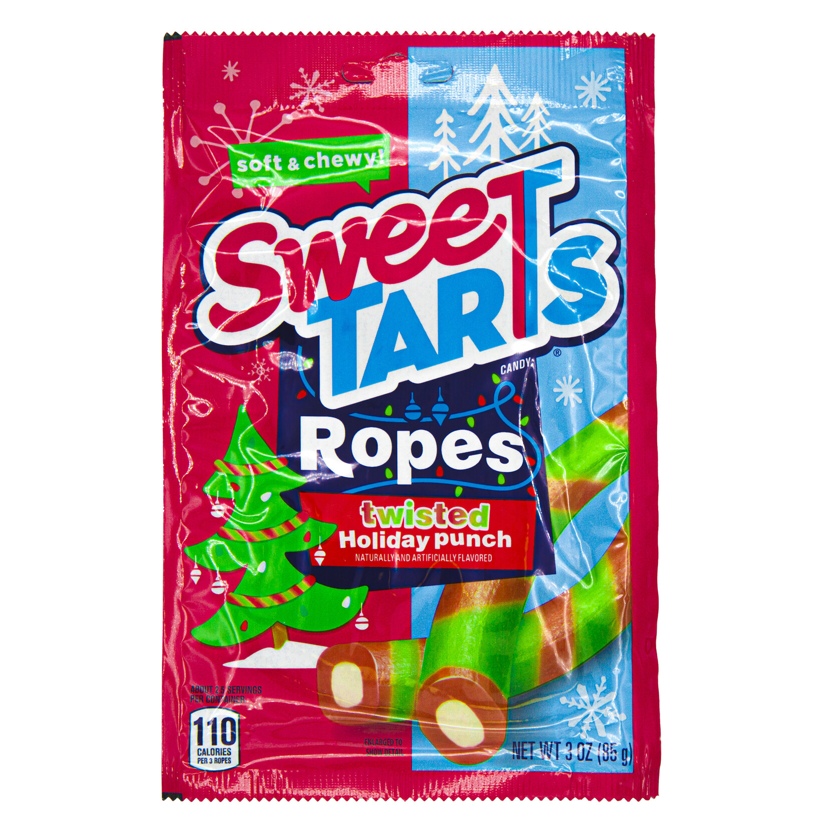 Réglisses Sweet Tarts Ropes twisted holiday punch 85g