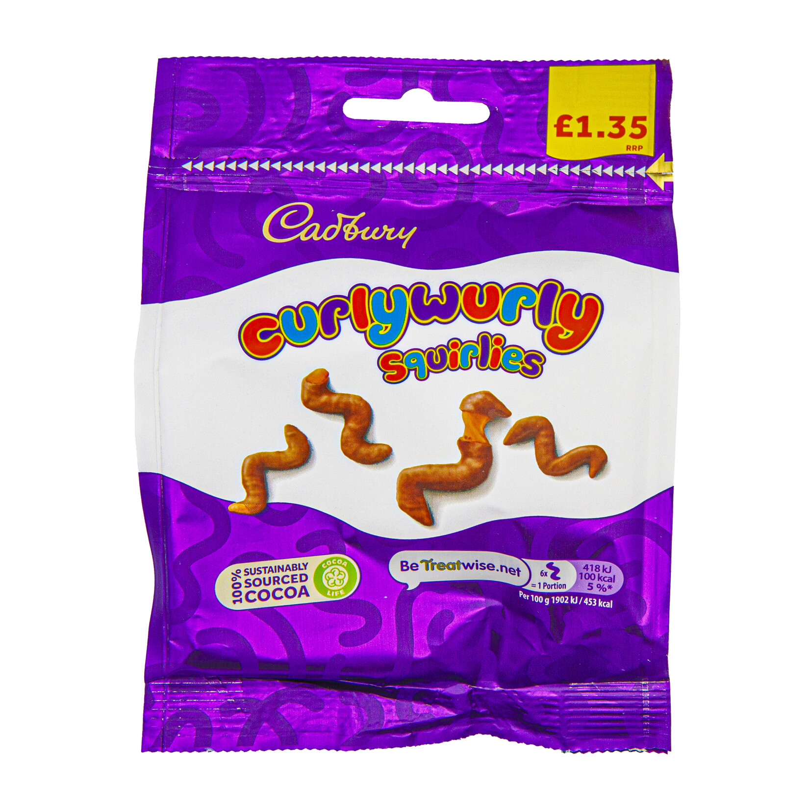 Cadbury Curly Wurly squirlies 95g