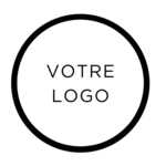 customized Logo printing 1 1/2 round