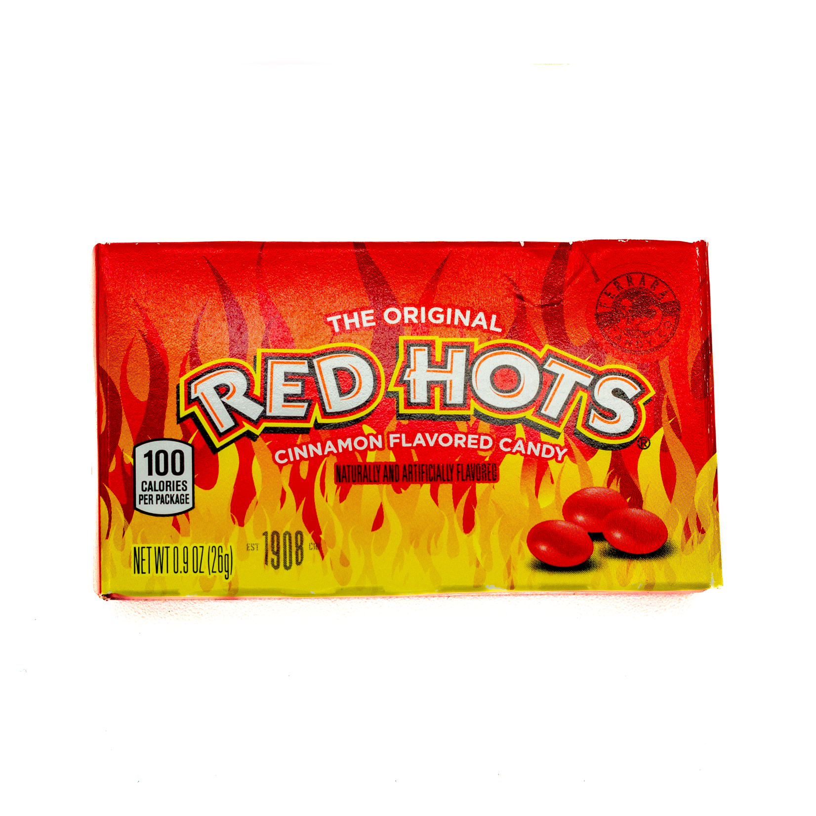 Red Hots Cinnamon flavored candy 26g