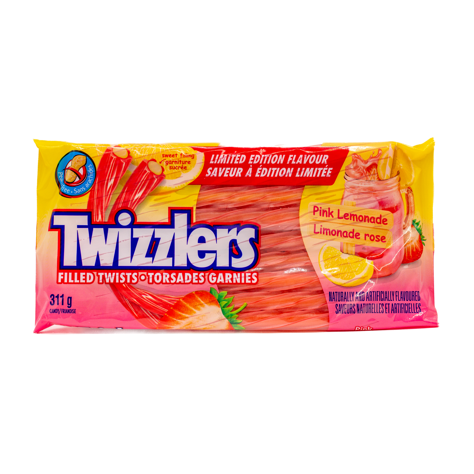 Twizzlers Réglisse Twizzlers limonade rose 311g